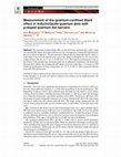 Research paper thumbnail of Measurement of the quantum-confined Stark effect in InAs/In(Ga)As quantum dots with p-doped quantum dot barriers