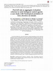 Research paper thumbnail of Pest kill rate as aggregate evaluation criterion to rank biological control agents: a case study with Neotropical predators of Tuta absoluta on tomato