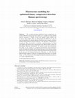 Research paper thumbnail of Fluorescence modeling for optimized-binary compressive detection Raman spectroscopy