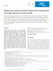 Research paper thumbnail of Systematic protein-protein interaction mapping for clinically relevant human GPCRs