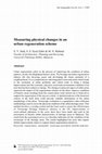 Research paper thumbnail of Measuring physical changes in an urban regeneration scheme