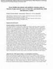 Research paper thumbnail of Sewer biofilm microbiome and antibiotic resistance genes as function of pipe material, source of microbes, and disinfection: field and laboratory studies