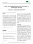 Research paper thumbnail of ressElmer Articles © The authors | Journal compilation © J Clin Med Res and Elmer Press ™ | www.jocmr.org Tubular Adenoma of the Breast: A Rare Presentation and Review of the Literature