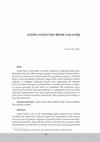 Research paper thumbnail of Aydin Sayili’Nin Bi̇li̇m Anlayişi