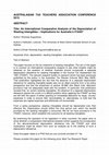 Research paper thumbnail of AUSTRALASIAN TAX TEACHERS ASSOCIATION CONFERENCE 2015 ABSTRACT Title: An International Comparative Analysis of the Depreciation of Wasting Intangibles-Implications for Australia's ITAA97