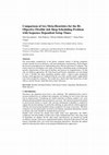 Research paper thumbnail of Comparison of two Meta-Heuristics for the Bi-Objective Flexible Job Shop Scheduling Problem with Sequence Dependent Setup Times