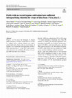 Research paper thumbnail of Fields with no recent legume cultivation have sufficient nitrogen-fixing rhizobia for crops of faba bean (Vicia faba L.)