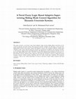 Research paper thumbnail of A Novel Fuzzy Logic Based Adaptive Super-Twisting Sliding Mode Control Algorithm for Dynamic Uncertain Systems