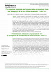 Research paper thumbnail of Pre-isolation, isolation and regeneration protoplasts from leaf mesophyll of in vivo Malus domestica ‘Anna’ cv