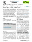 Research paper thumbnail of Shoot regeneration: a journey from acquisition of competence to completion