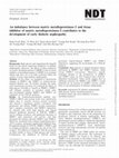 Research paper thumbnail of An imbalance between matrix metalloproteinase-2 and tissue inhibitor of matrix metalloproteinase-2 contributes to the development of early diabetic nephropathy