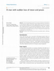 Research paper thumbnail of A man with sudden loss of vision and ptosis