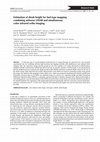 Research paper thumbnail of Estimation of shrub height for fuel-type mapping combining airborne LiDAR and simultaneous color infrared ortho imaging