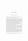 Research paper thumbnail of I. Ediciones y técnica filológica - II. Lingüística - III. Literatura, filosofía y religión - IV. Historia y sociedad - V. Varia