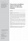 Research paper thumbnail of Características dos serviços de saúde associadas à adesão ao tratamento da tuberculose