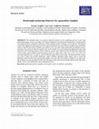 Research paper thumbnail of Deadweight anchoring behavior for aquaculture longline