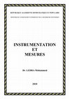 Research paper thumbnail of Instrumentation et Mesures Cours Master Génie Mécanique