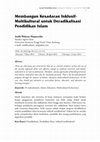 Research paper thumbnail of Membangun kesadaran inklusifmultikultural untuk deradikalisasi pendidikan Islam