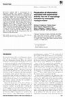 Research paper thumbnail of Perpetuation of inflammation associated with experimental arthritis: the role of macrophage activation by neutrophilic myeloperoxidase