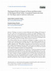 Research paper thumbnail of Theological Work in Gregory of Nyssa and Renovation of Theological Work Today. Conceptual Framework from De Vita Moysis and In Canticum Canticorum