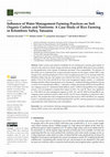 Research paper thumbnail of Influence of Water Management Farming Practices on Soil Organic Carbon and Nutrients: A Case Study of Rice Farming in Kilombero Valley, Tanzania