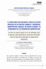 Research paper thumbnail of El Estado como sujeto obligado al pago de los costos procesales en los procesos laborales y contencioso-administrativos laborales: un espacio de quiebre y afianzamiento de las prerrogativas administrativas