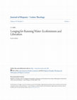 Research paper thumbnail of Longing for running water: Ecofeminism and liberation