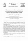 Research paper thumbnail of Adjustment costs in labour markets and the distributional effects of trade liberalization: Analytics and calculations for Vietnam