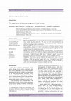 Research paper thumbnail of Nursing Practice Today Nurs Pract Today. 2014; 1(4): 199-206. Original Article The experience of stress among new clinical nurses