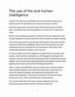 Research paper thumbnail of The use of fire and human intelligence 1