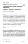 Research paper thumbnail of Computational modeling in philosophy: introduction to a topical collection