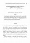 Research paper thumbnail of 3D data of human skeletal remains acquired by two kinds of laser scanners: Einscan Pro HD and Creaform HandySCAN BLACKTM | Elite