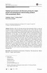 Research paper thumbnail of Optimal procurement and discount pricing for single-period non-instantaneous deteriorating products with promotional efforts