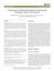 Research paper thumbnail of Cardiotoxicity by Anthracycline Regimen Chemotherapy Prolonged T Peak to T End Interval