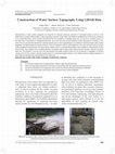 Research paper thumbnail of Izdelava topografije vodne gladine z uporabo LIDAR podatkov