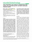 Research paper thumbnail of Viral composition and context in metagenomes from biofilm and suspended growth municipal wastewater treatment plants