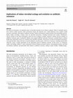 Research paper thumbnail of Implications of indoor microbial ecology and evolution on antibiotic resistance