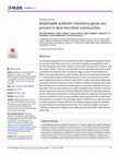 Research paper thumbnail of Mobilizable antibiotic resistance genes are present in dust microbial communities