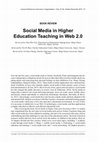 Research paper thumbnail of Social Media in Higher Education