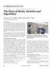 Research paper thumbnail of The Story of Ideals, Varieties and Algorithms