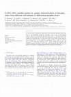 Research paper thumbnail of Is ITS-2 rDNA suitable marker for genetic characterization of Sarcoptes mites from different wild animals in different geographic areas?