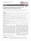 Research paper thumbnail of Universal conventional and real-time PCR diagnosis tools for Sarcoptes scabiei