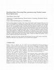 Research paper thumbnail of Distributed Query Processing Plans generation using Teacher Learner Based Optimization