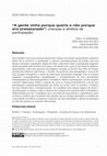 Research paper thumbnail of “We came because we wanted to and not because we were pressured”: children and their rights to participation