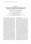 Research paper thumbnail of Recent Accidental Entanglements of Humpback Whales (Megaptera novaeangliae) in the Colombian Pacific