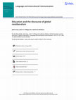 Research paper thumbnail of Education and the discourse of global neoliberalism