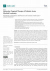 Research paper thumbnail of Molecular-Targeted Therapy of Pediatric Acute Myeloid Leukemia