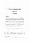 Research paper thumbnail of Corrections to the Mann et. al. (1998) Proxy Data Base and Northern Hemispheric Average Temperature Series