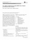 Research paper thumbnail of New explicit correlation for the compressibility factor of natural gas: linearized z-factor isotherms