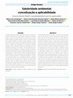 Research paper thumbnail of Salubridade ambiental: conceituação e aplicabilidade/Environmental health: conceptualization and its applicability